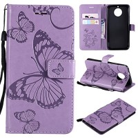 ARSUE Moto G5S Case Moto G5S Wallet Case Leather Folio Flip PU Phone Protective Case Cover with Credit Card Holder Slot and Kickstand for Motorola Moto G5S [Not For G5/G5S Plus] Butterfly Light Purple - B07FJQKGRD
